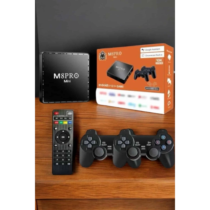 BFS TV Game Box Netflix Youtube 1000 Oyunlu Android Oyun Konsolu Kumandalı