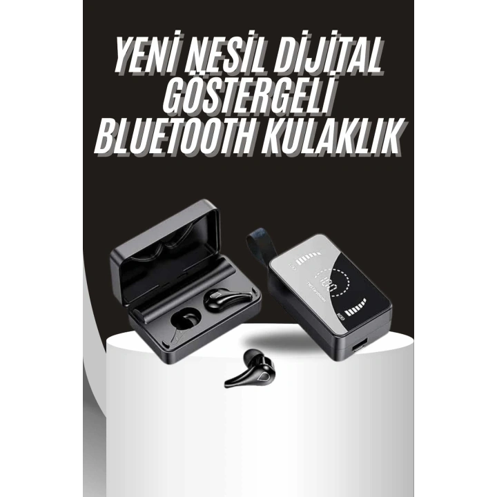 BFS TWS Bluetooth Kulaklık Aynalı Kulaklık Dijital Göstergeli Dokunmatik Kontrol