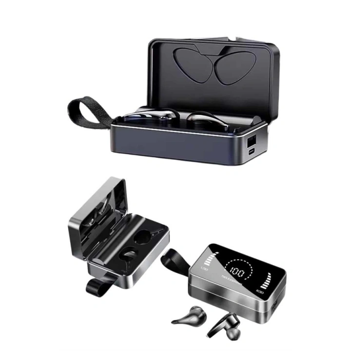 BFS TWS Bluetooth Kulaklık Kablosuz Uzun Pil Ömrü Dijital Göstergeli Powerbank