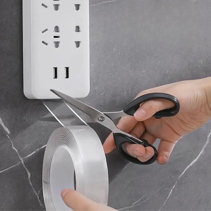 BFS   Ultra Güçlü Çift Taraflı 2 mt x 3 cm Çift Taraflı Nano Bant