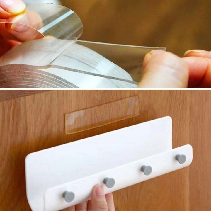 BFS   Ultra Güçlü Çift Taraflı 2 mt x 3 cm Çift Taraflı Nano Bant