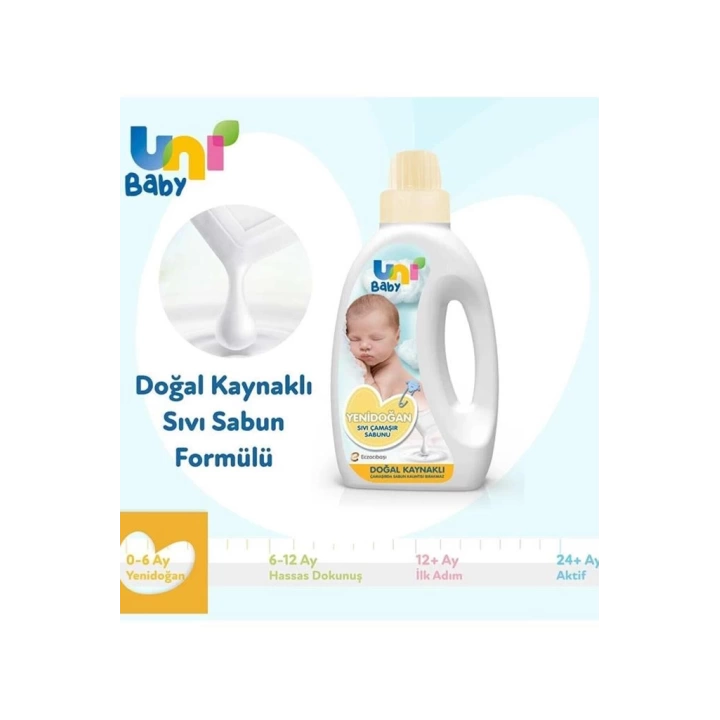 BFS   Uni Baby Yenidoğan Sıvı Çamaşır Sabunu 1500 ml