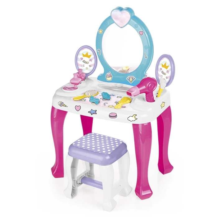BFS   Unicorn Makyaj Masası ve Tabure Seti