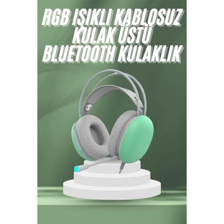 BFS Unısex Yüksek Ses Kaliteli Yumuşak Kılıflı Kablosuz Kulak Üstü Bluetooth Kulaklık