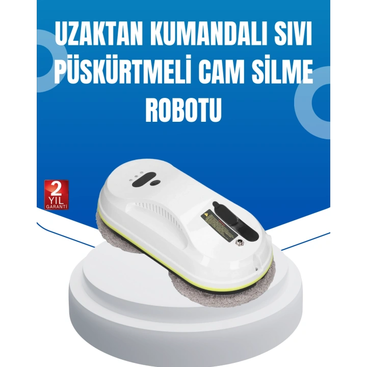 BFS UPS Destekli Düşmeye Karşı Korumalı Cam Temizleme Robotu