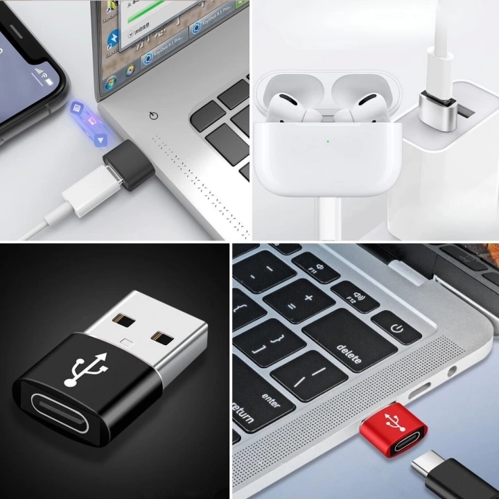 BFS  USBden TYPE-C ye Dönüştürücü Adaptör Veri Aktarımı Sağlayıcı Şarj Data Çevirici