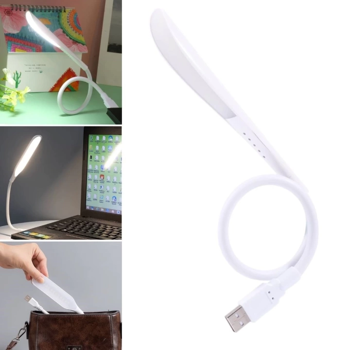 BFS  USB Girişli 14 Ledli 3 Kademeli Dokunmatik Masa/Kitap Okuma Lambası Ledi Beyaz