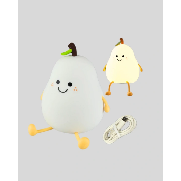 BFS USB Şarjlı Armut Gece Lambası Dokunmatik Renk Değişimli
