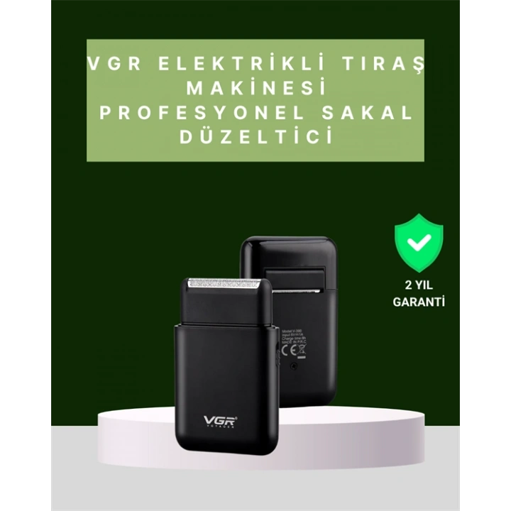 BFS USB Şarjlı Traş Makinesi – Piston + Ağ Başlık, 600 mAh Batarya