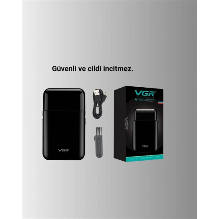 BFS USB Şarjlı Traş Makinesi – Piston + Ağ Başlık, 600 mAh Batarya