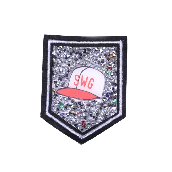 BFS  Ütü İle Yapışan Taşlı Şapka Arma 5x5 cm
