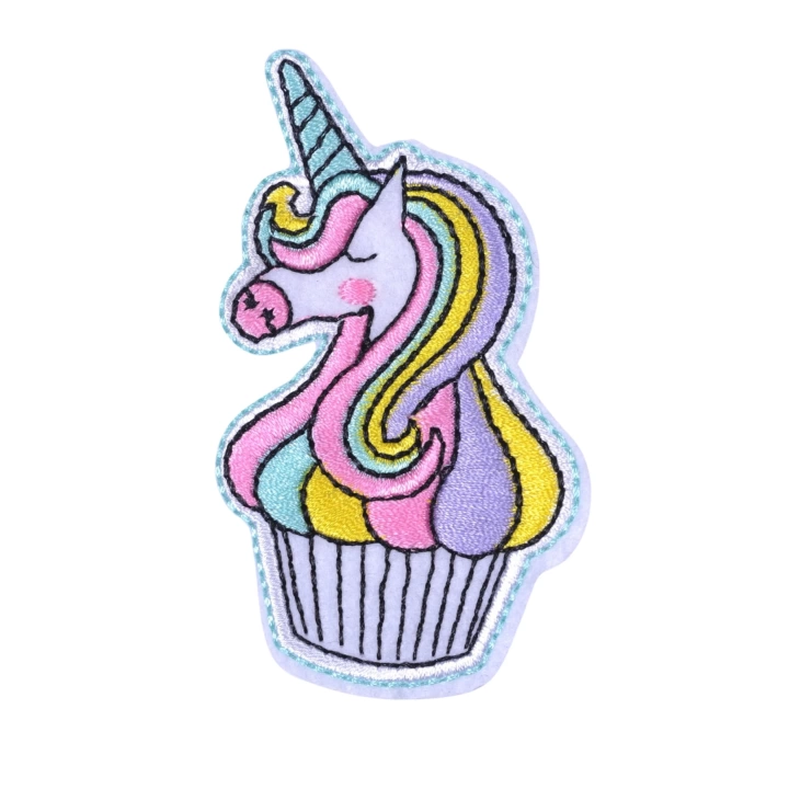 BFS  Ütü İle Yapışan Unicorn Pembe Arma 5x4 cm