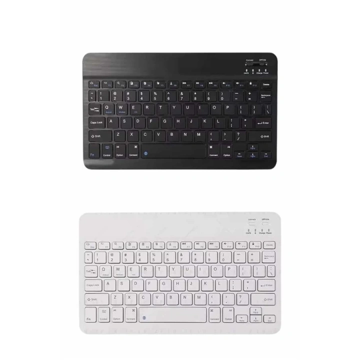 BFS Uyumlu Kablosuz Bluetooth Şarj Edilebilir Mini Q Klavye