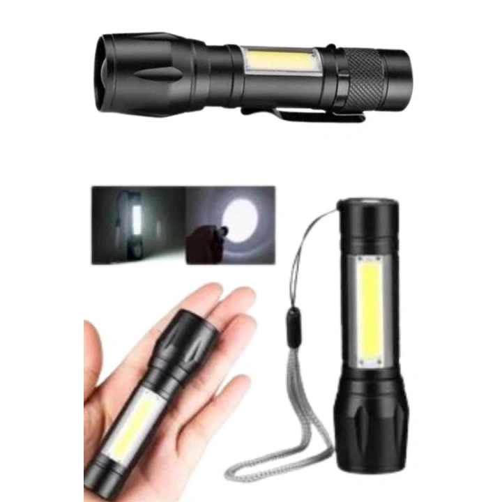 BFS Uzun Menzilli Şarjlı El Feneri Uzun Ömürlü Led Işık Lamba