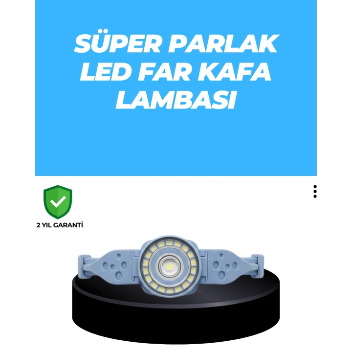 BFS Uzun Pil Ömürlü Kamp ve Dağcılık Kafa Lambası