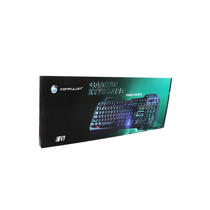 BFS V1 RGB Işıklı Metal Yüzey Türkçe Q Kablolu Gaming Klavye