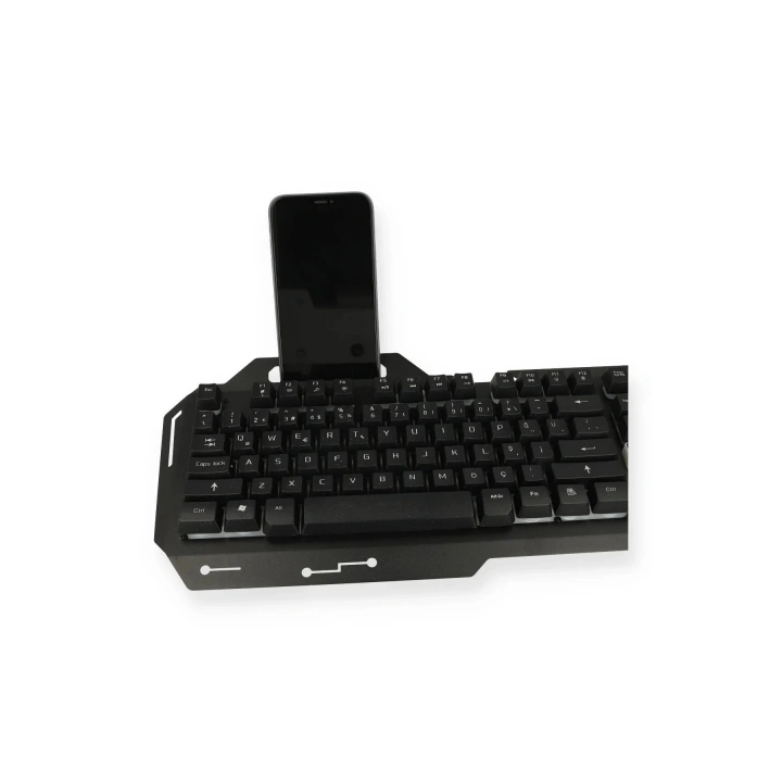 BFS V1 RGB Işıklı Metal Yüzey Türkçe Q Kablolu Gaming Klavye