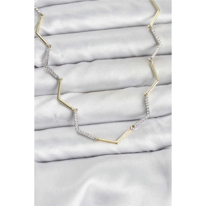 BFS VIP Seri Zikzak Model Kadın Kolye