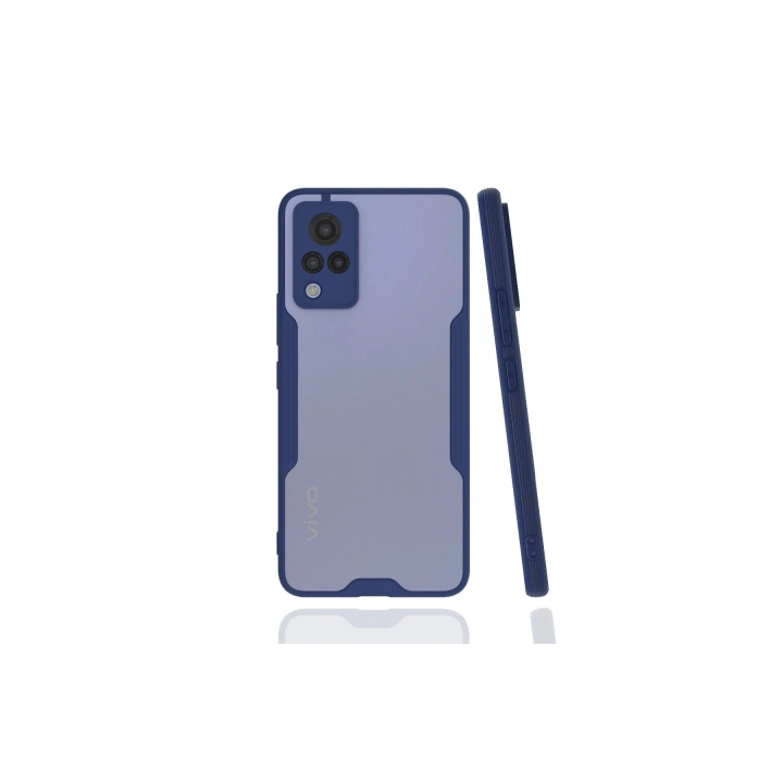 BFS  Vivo V21 Kılıf Platin Silikon - Lacivert