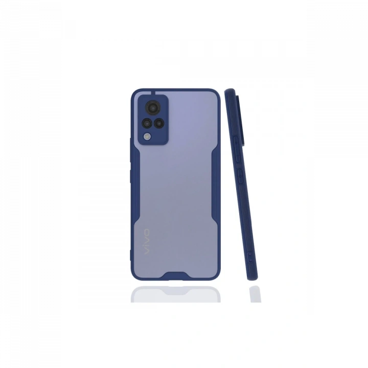 BFS  Vivo V21 Kılıf Platin Silikon - Lacivert
