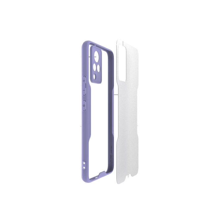 BFS  Vivo V21 Kılıf Platin Silikon - Siyah