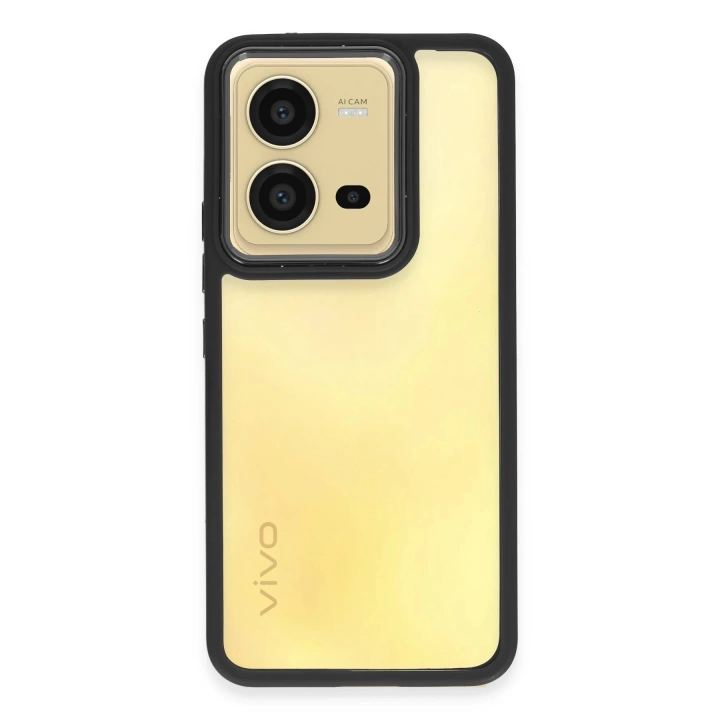 BFS  Vivo V25 5G Kılıf Dora Kapak - Siyah