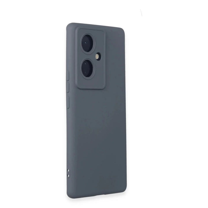 BFS  Vivo V29 Lite Kılıf Nano içi Kadife Silikon - Gri