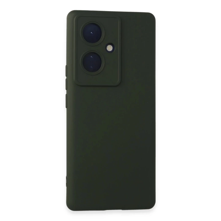 BFS  Vivo V29 Lite Kılıf Nano içi Kadife Silikon - Koyu Yeşil