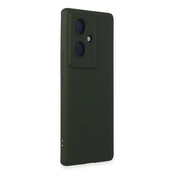 BFS  Vivo V29 Lite Kılıf Nano içi Kadife Silikon - Koyu Yeşil