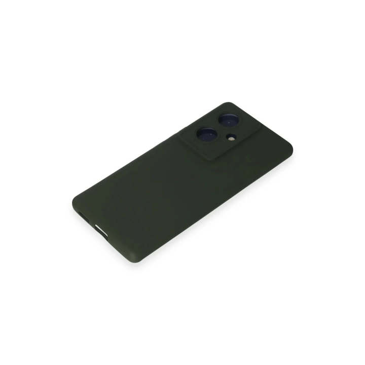 BFS  Vivo V29 Lite Kılıf Nano içi Kadife Silikon - Koyu Yeşil