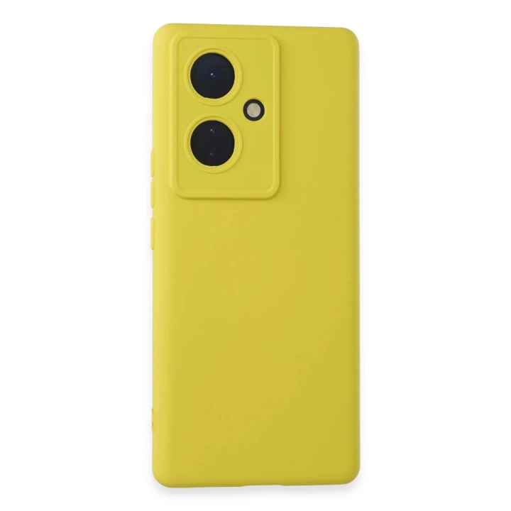 BFS  Vivo V29 Lite Kılıf Nano içi Kadife Silikon - Sarı