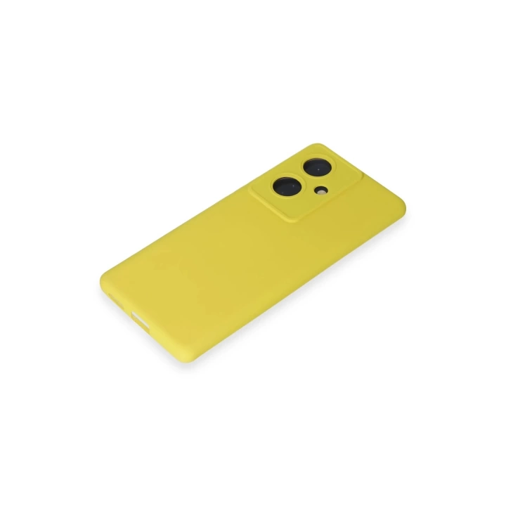 BFS  Vivo V29 Lite Kılıf Nano içi Kadife Silikon - Sarı