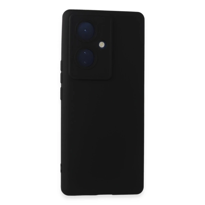 BFS  Vivo V29 Lite Kılıf Nano içi Kadife Silikon - Siyah