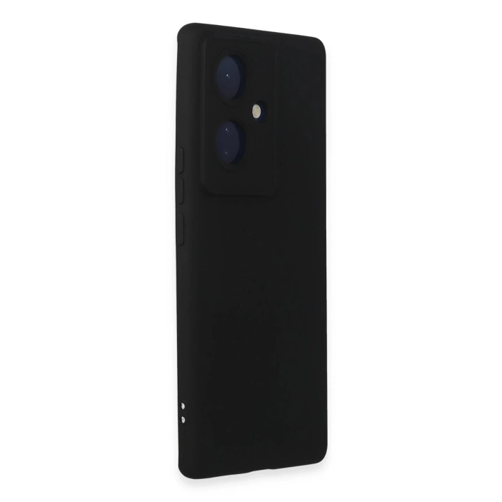 BFS  Vivo V29 Lite Kılıf Nano içi Kadife Silikon - Siyah
