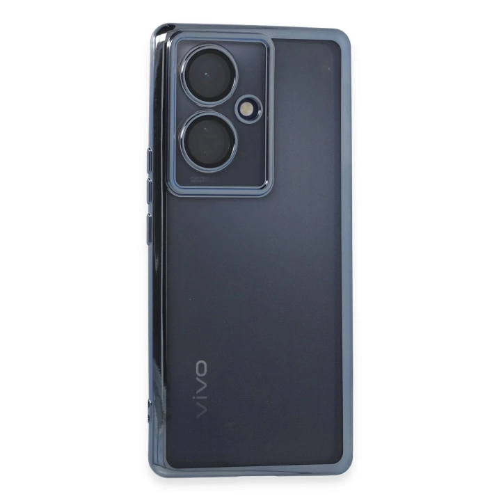 BFS  Vivo V29 Lite Kılıf Razer Lensli Silikon - Açık Mavi