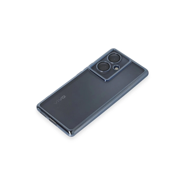 BFS  Vivo V29 Lite Kılıf Razer Lensli Silikon - Açık Mavi