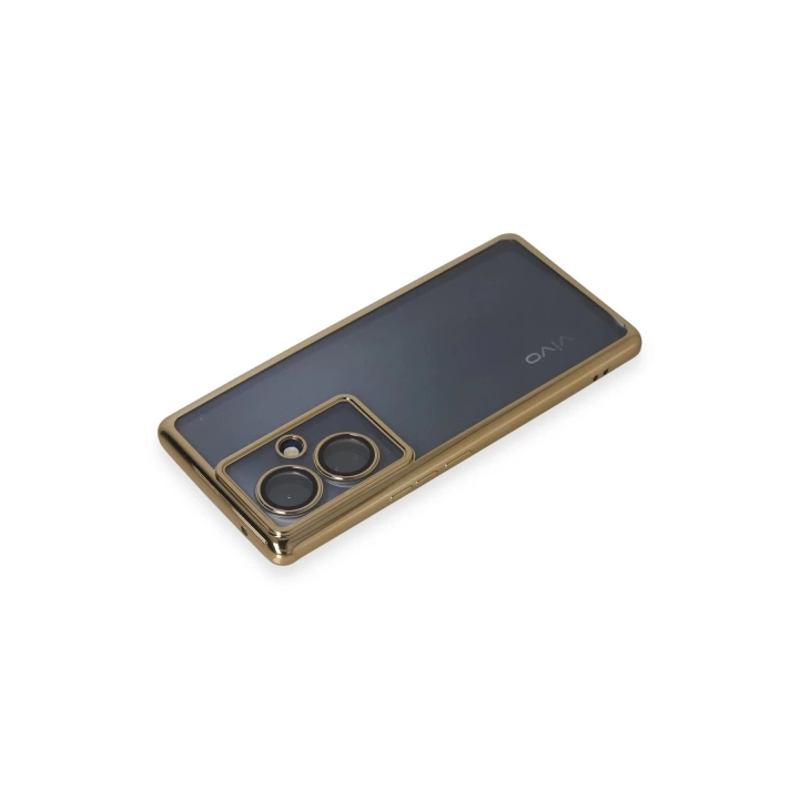 BFS  Vivo V29 Lite Kılıf Razer Lensli Silikon - Gold
