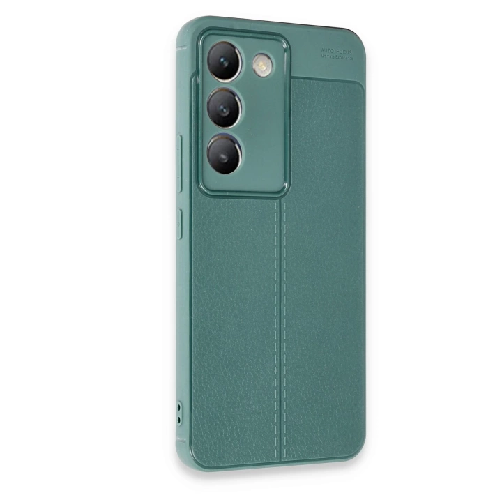 BFS  Vivo V30 Lite 4G Kılıf Auto Focus Kapak - Koyu Yeşil
