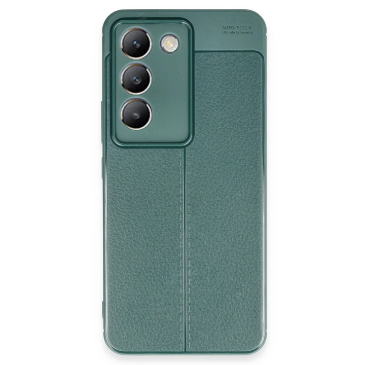 BFS  Vivo V30 Lite 4G Kılıf Auto Focus Kapak - Koyu Yeşil