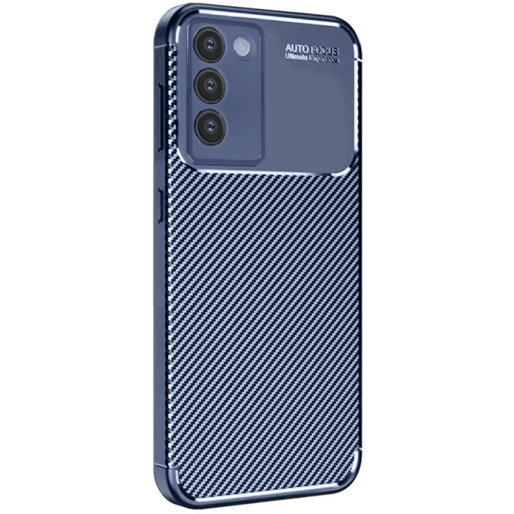 BFS  Vivo V30 Lite 4G Kılıf Auto Focus Karbon Kapak - Lacivert