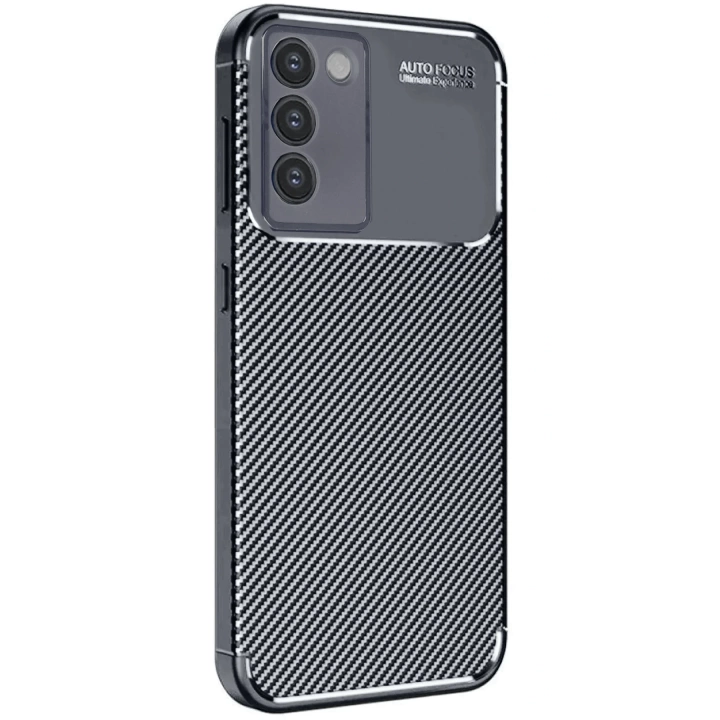 BFS  Vivo V30 Lite 4G Kılıf Auto Focus Karbon Kapak - Siyah