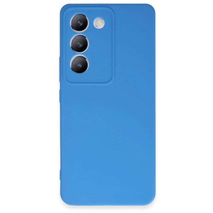 BFS  Vivo V30 Lite 4G Kılıf First Silikon - Mavi