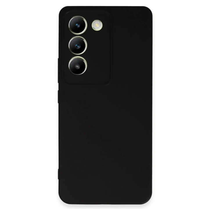 BFS  Vivo V30 Lite 4G Kılıf First Silikon - Siyah