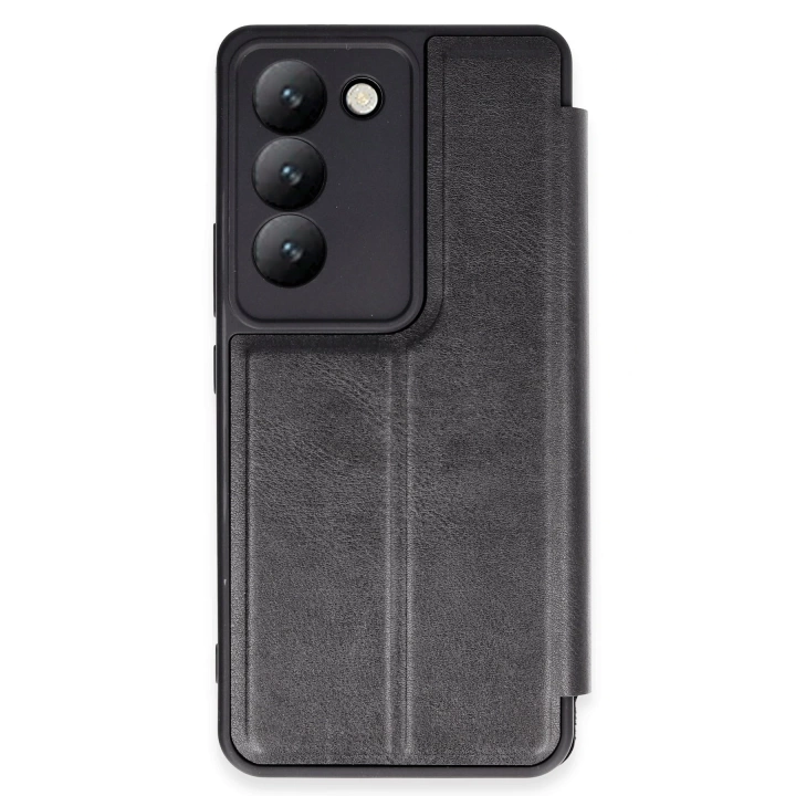 BFS  Vivo V30 Lite 4G Kılıf Flip Cover - Siyah