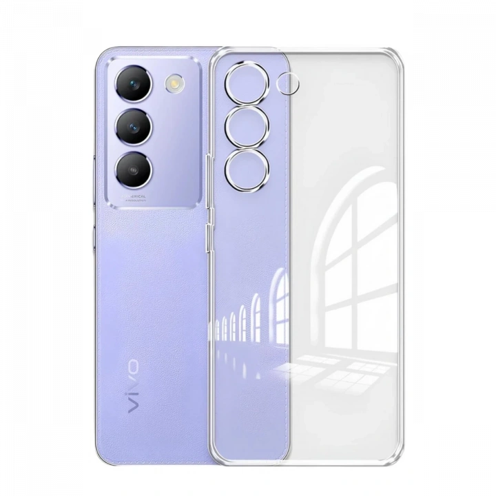 BFS  Vivo V30 Lite 4G Kılıf Lüx Şeffaf Silikon