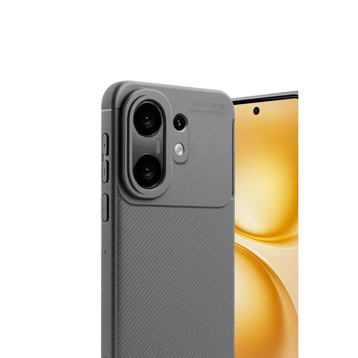 BFS  Vivo X200 FE Auto Focus Karbon Kapak -Gri