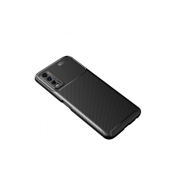 BFS  Vivo Y11S Kılıf Auto Focus Karbon Kapak - Siyah