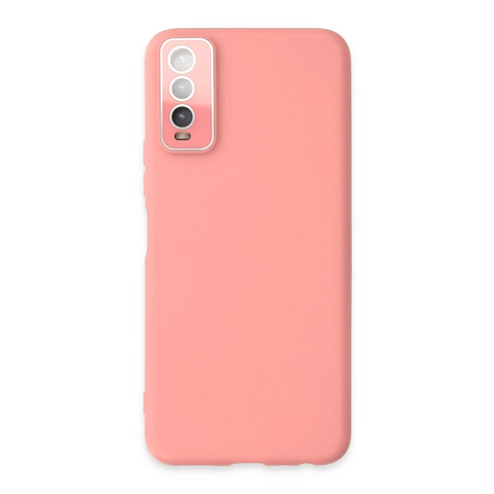BFS  Vivo Y11S Kılıf Lansman Glass Kapak - Pembe