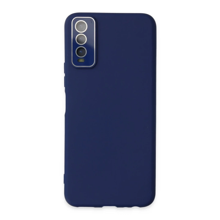 BFS  Vivo Y11S Kılıf Lansman Glass Kapak - Sky Blue