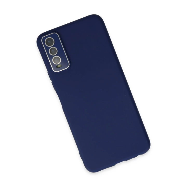 BFS  Vivo Y11S Kılıf Lansman Glass Kapak - Sky Blue